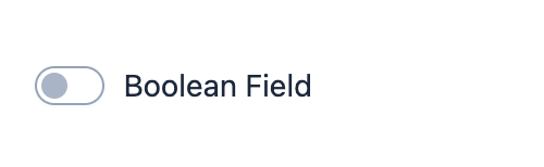 Default style of EasyAdmin boolean field