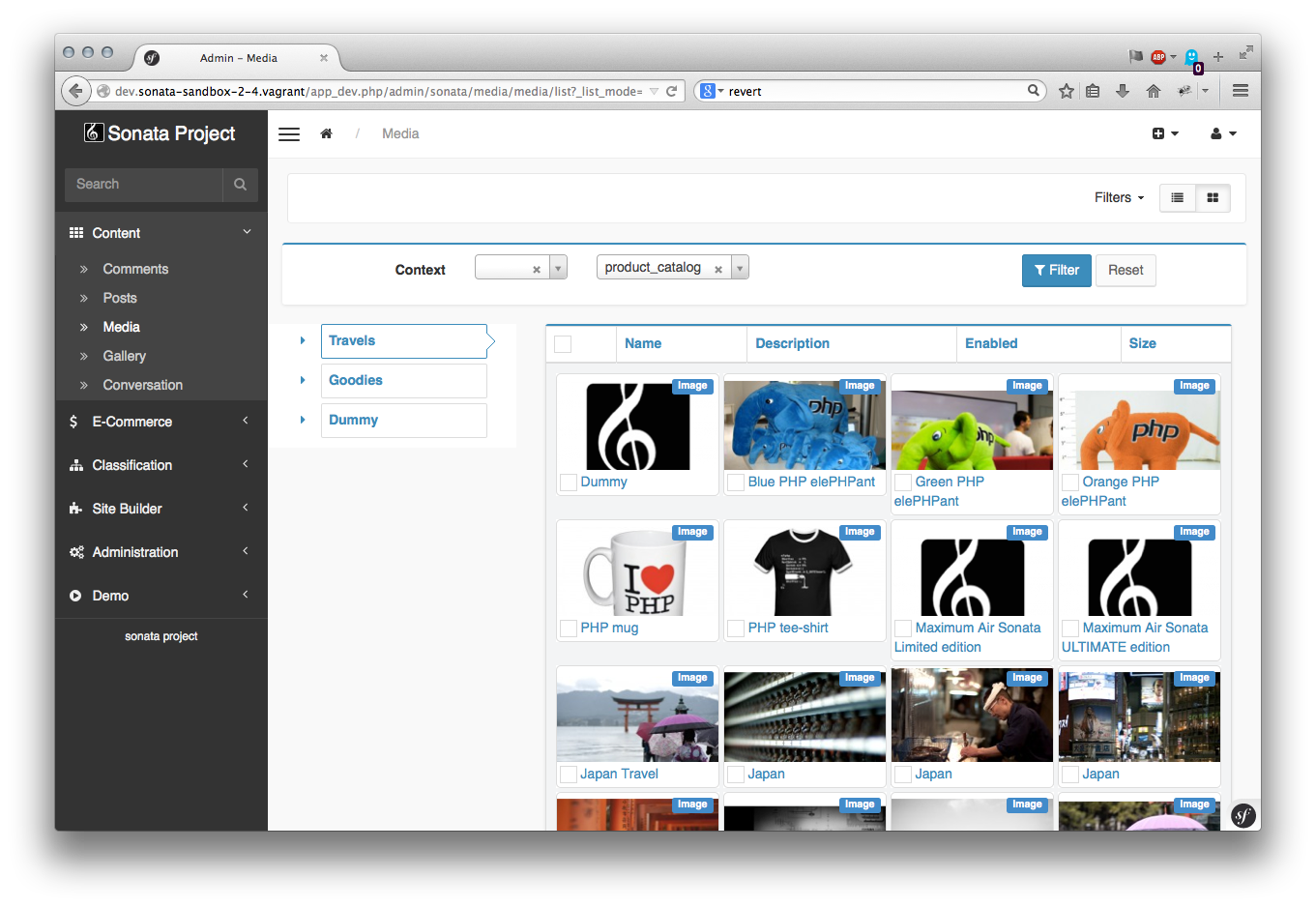 Customize view