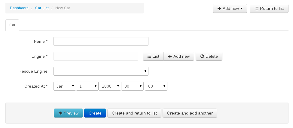 Preview Button